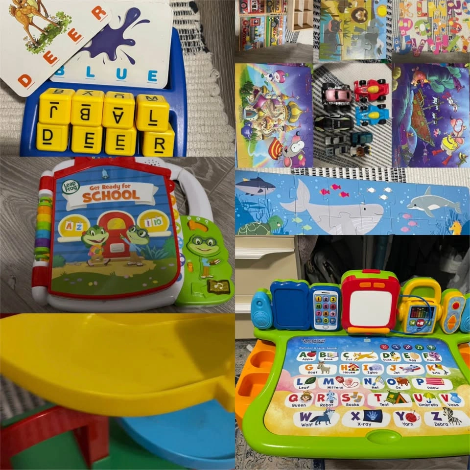 Bundle of 12 toddler learning toys