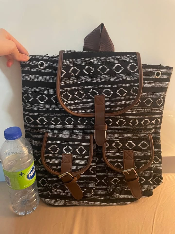 Vintage Style Tote Backpack Bag - photo 3