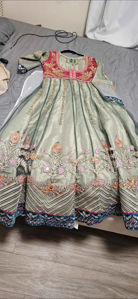 Brand new pakistani shalwar kameez gown - never worn image indicator(5)