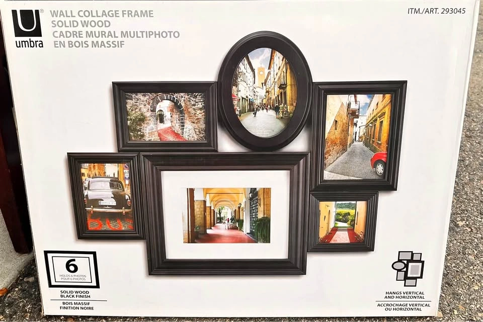 Unopened. Umbra 6 Opening Wall Collage Frame