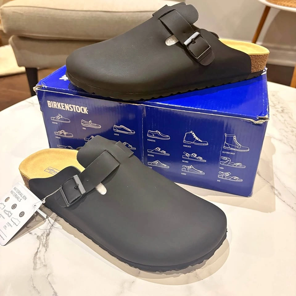 Birkenstock Boston Clogs - Black - Size 42
