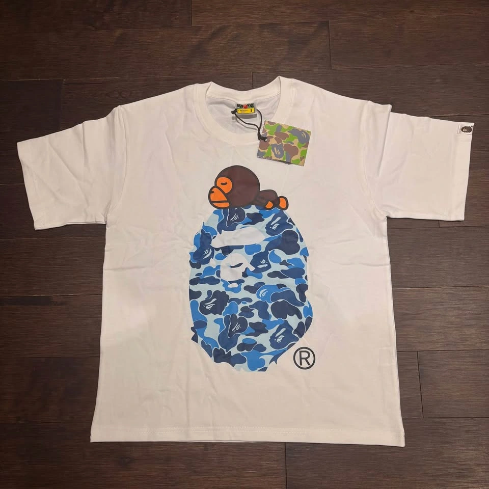 A Bathing Ape Blue Camo T-Shirt - photo 5