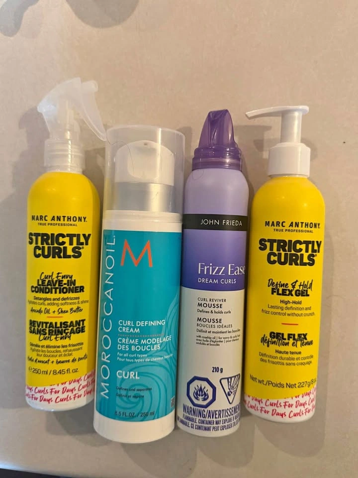 Curly wavy hair products bundle
