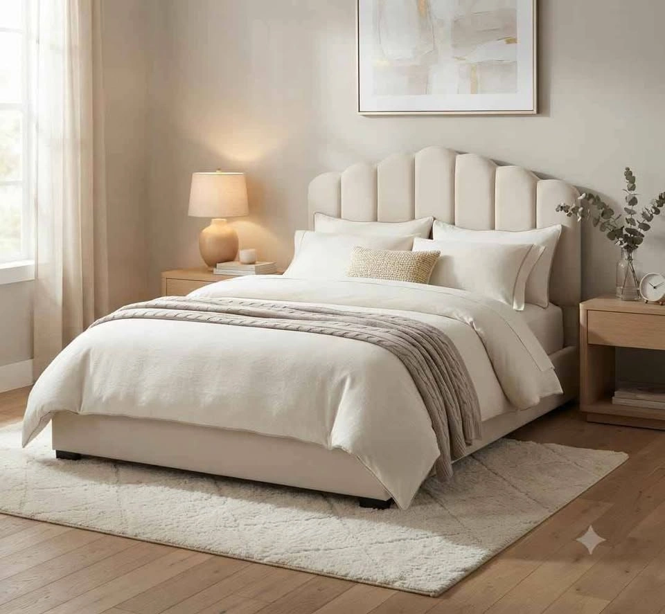 Brand new Shell Upholstered Bed Frame - photo 3