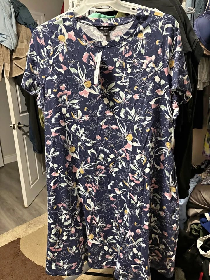Lane Bryant T-Shirt Dress Size 1X