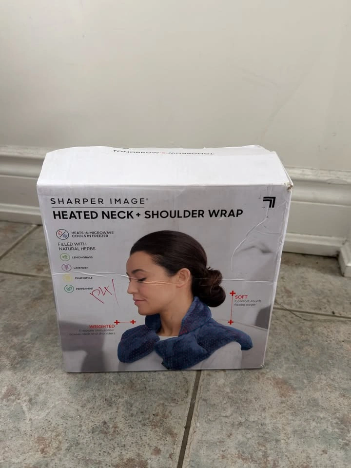 Sharper Image Heated Neck + Shoulder Wrap - photo 2