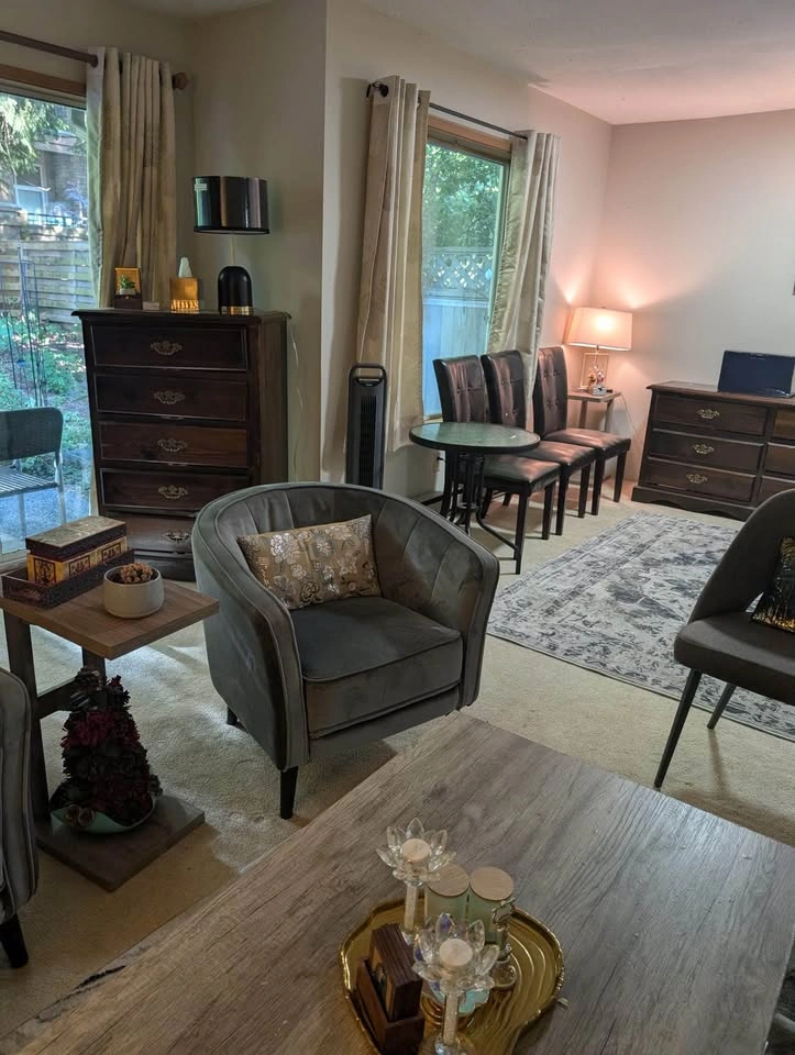 A Pair of Grey Velvet Barrel Chair - photo 4