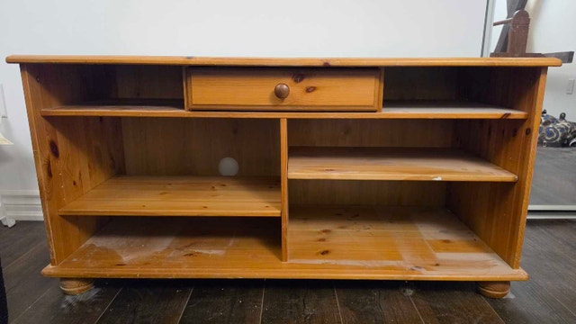 Wood Media Console - photo 2