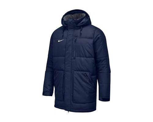 NIKE Team Alliance II Parka XL Navy Winter Jacket Storm-Fit
