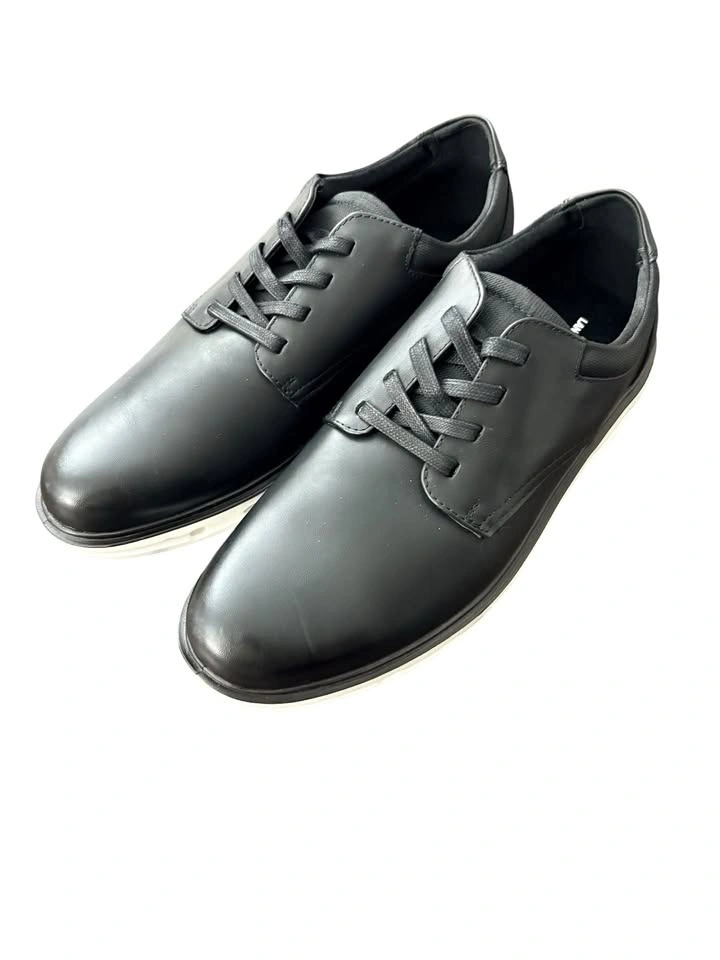 Lands' End Men's Sport Oxford Comfort Dress Shoes, Black, Size 1