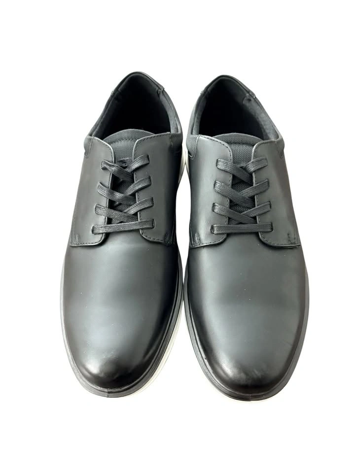 Lands' End Men's Sport Oxford Comfort Dress Shoes, Black, Size 1 - photo 3