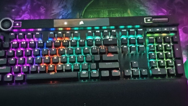 Corsair K100 RGB Optical-Mechanical Wired Gaming Keyboard