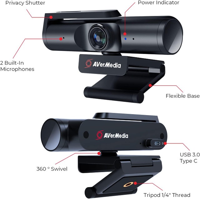 AVerMedia PW513 4K Webcam – Like New