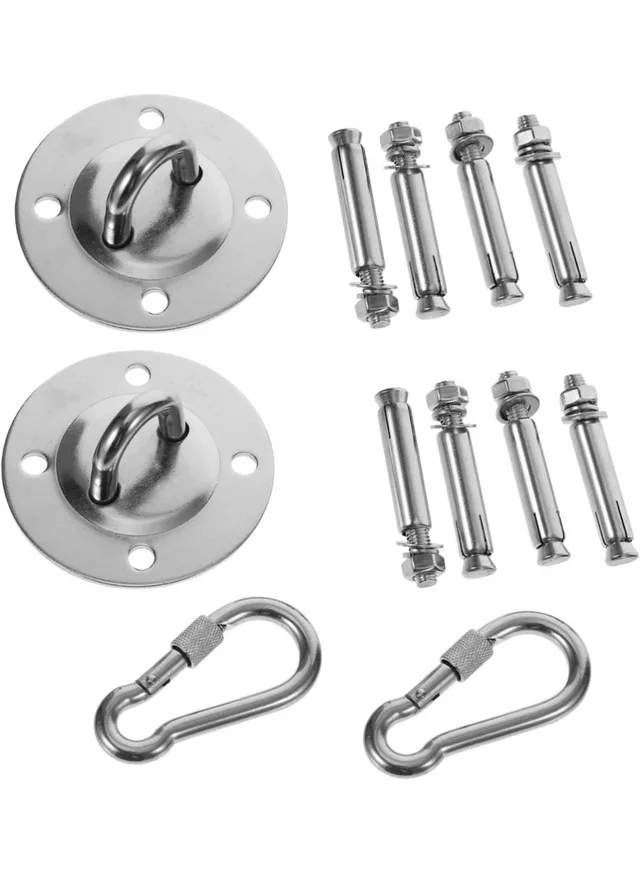 New - 2 Sets Stainless Steel Heavy Duty Hangers Wall Mounts thumbnail