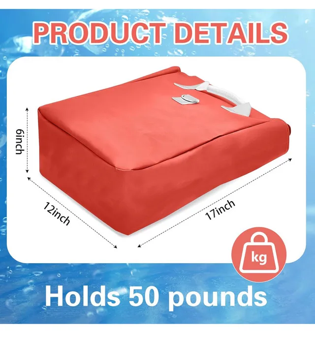 NEW - Simgoing 4 Pcs Vinyl Sand bags (blue) image indicator(2)