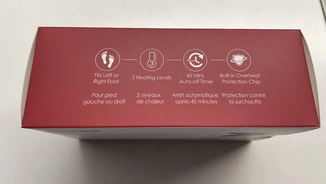 NEW - comfheat USB Heating Ankle Wrap image indicator(3)