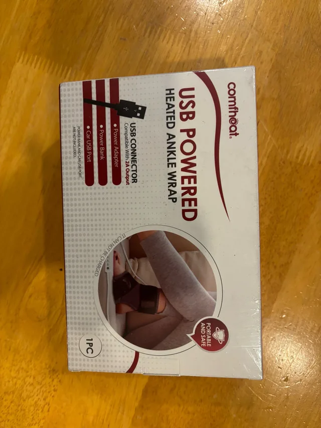 NEW - comfheat USB Heating Ankle Wrap image indicator(9)