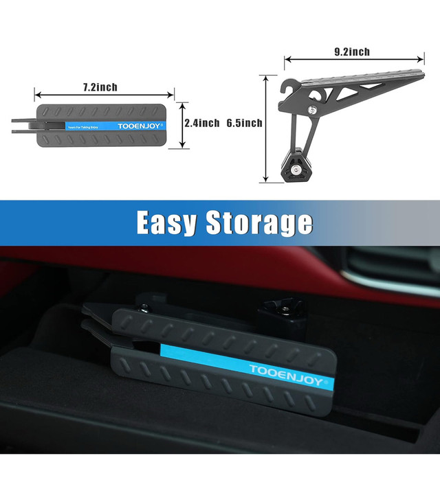NEW - TOOENJOY Universal Fit Car Door Step (Black) - photo 5