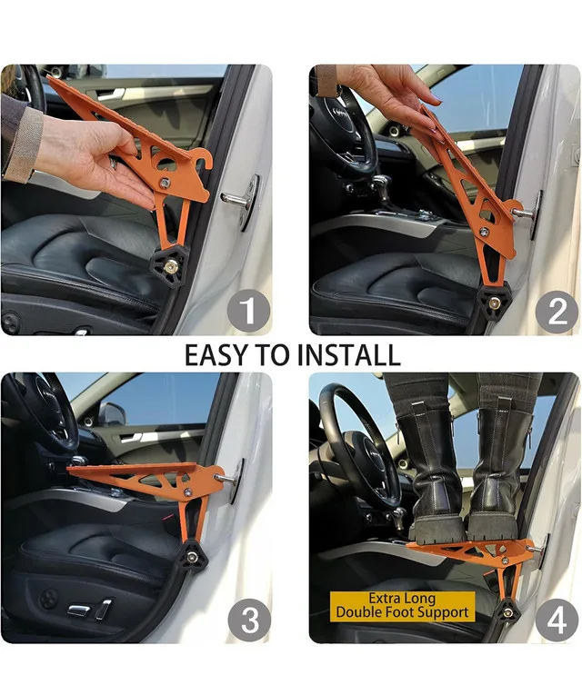 NEW - TOOENJOY Universal Fit Car Door Step (Orange) image indicator(2)