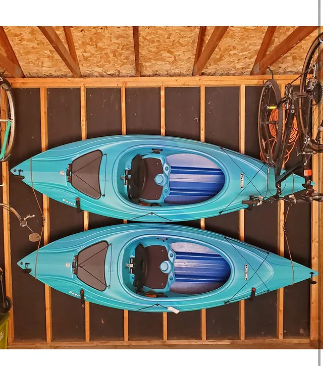 NEW - 15" Kayak Wall Mount Rack image indicator(6)