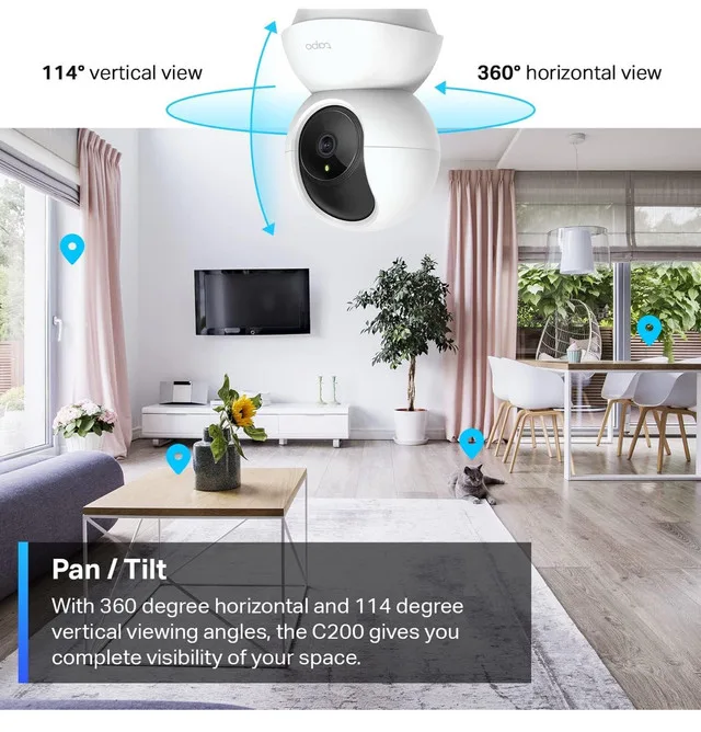 NEW - TP-Link Tapo Smart Pan/Tilt Indoor Security Camera image indicator(3)