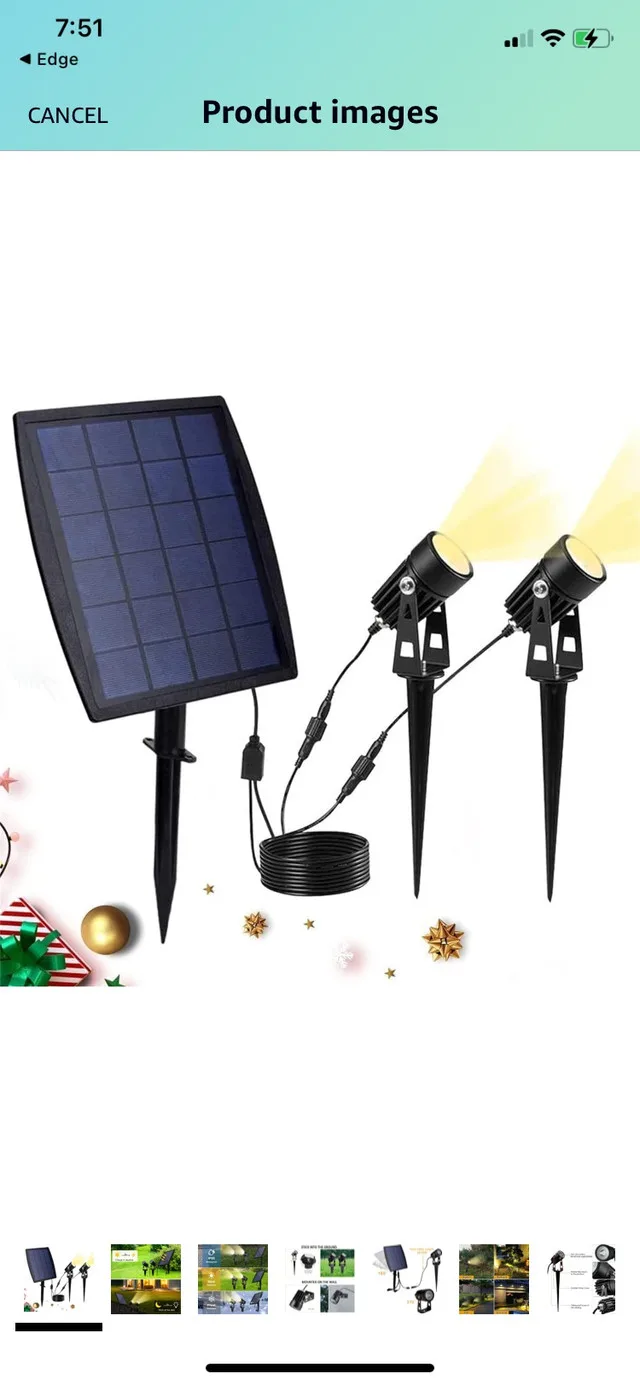 NEW - Solar Double Head Spotlight thumbnail