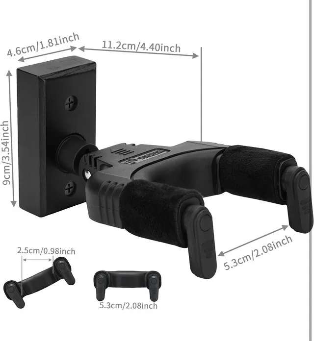 NEW - 3 pack Sondery Guitar Wall Mount Hanger image indicator(3)