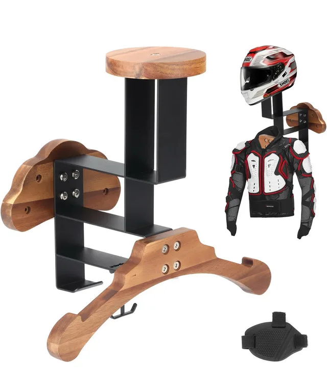 NEW - Helmet and Jacket Holder Wall Mount Hook thumbnail