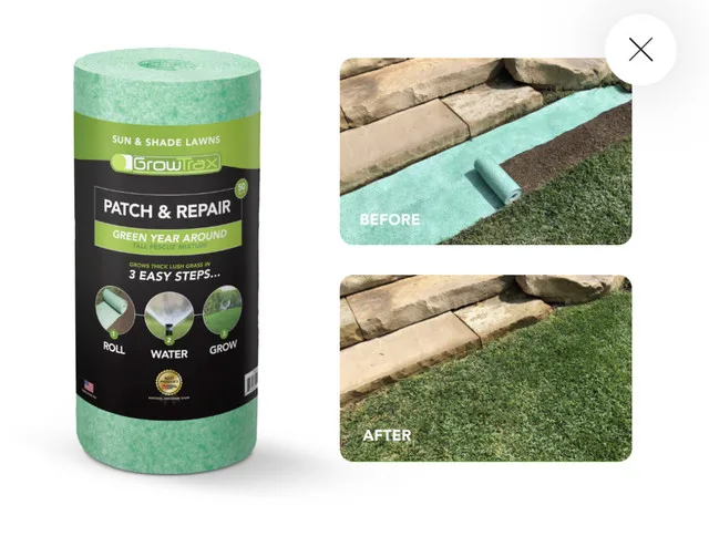 New - GrowTrax Grass Patch and Repair 50 foot thumbnail