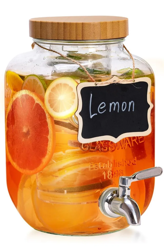 NEW - Roemey Glass Drink Dispenser thumbnail