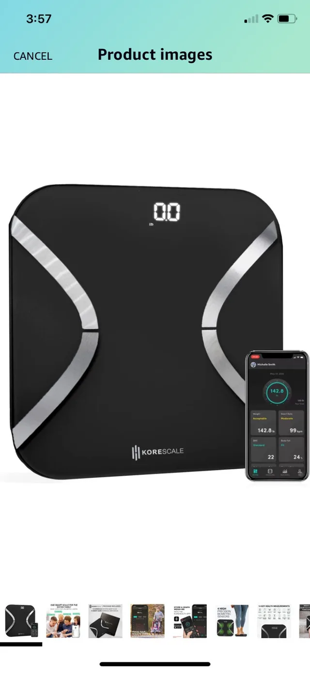 New - Korescale G2 - Smart Scale for Body Weight thumbnail