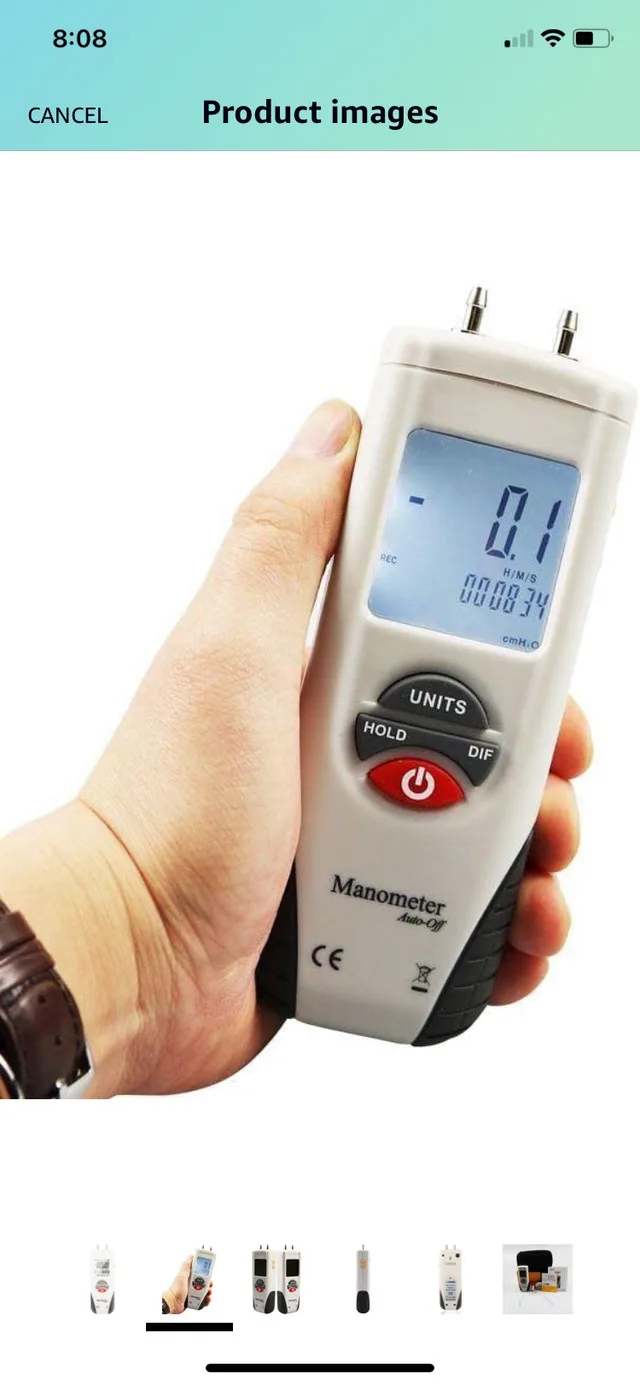 New HTI Air Pressure Gauge HT-1890 image indicator(3)