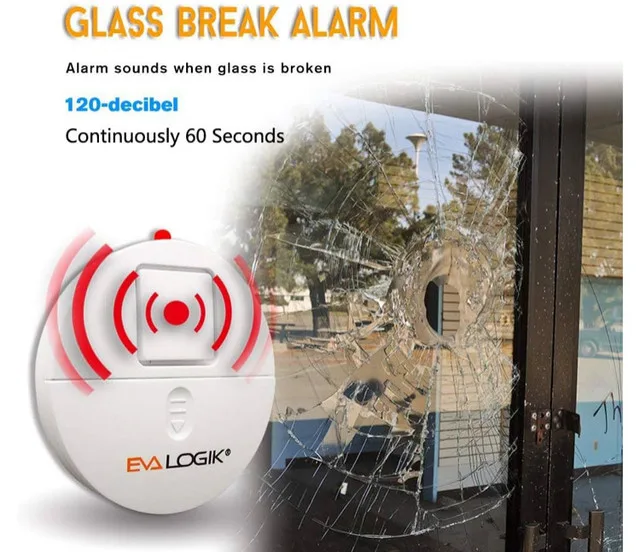 EVA LOGIK Window Alarm with Loud 120dB Alarm image indicator(2)