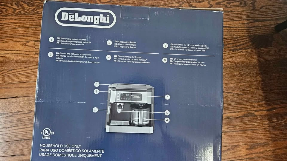 DeLonghi All-in-One Coffee & Espresso Machine COM530M - photo 2