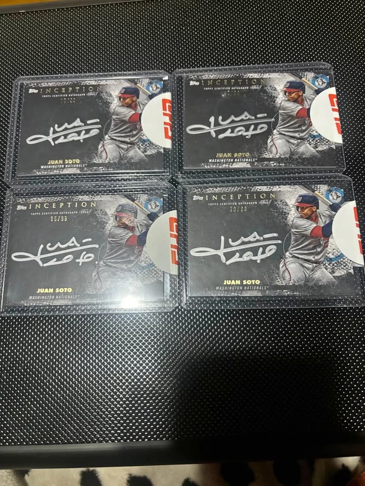 4 Juan Soto Autographs /99