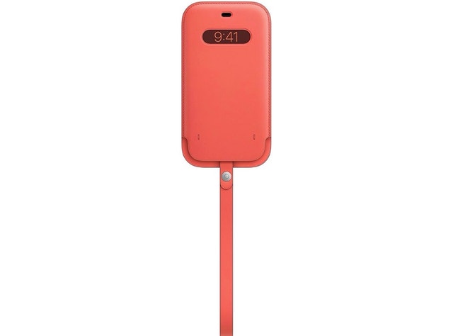 Brand New Apple iPhone 12 Pro Max Leather Sleeve - Pink Citrus - photo 2