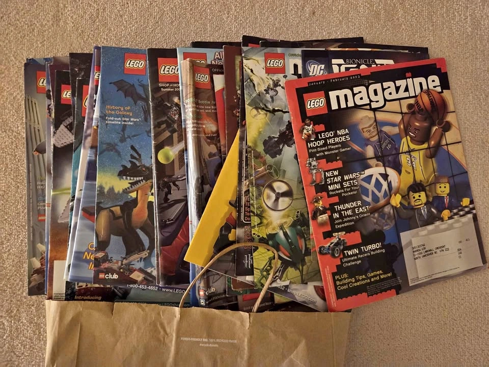 Old Lego Magazine's
