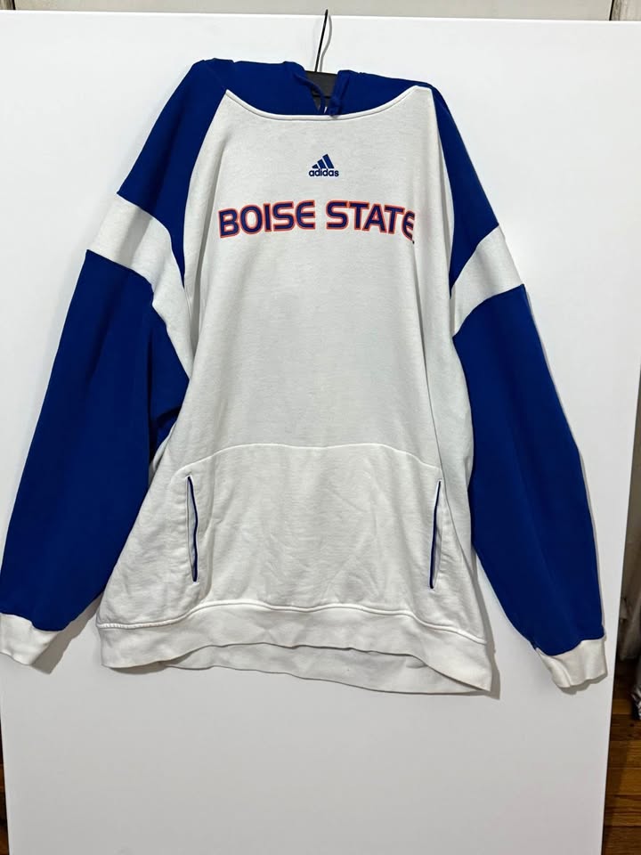 Boise State Adidas Hoodie Size XL Blue / White / Orange