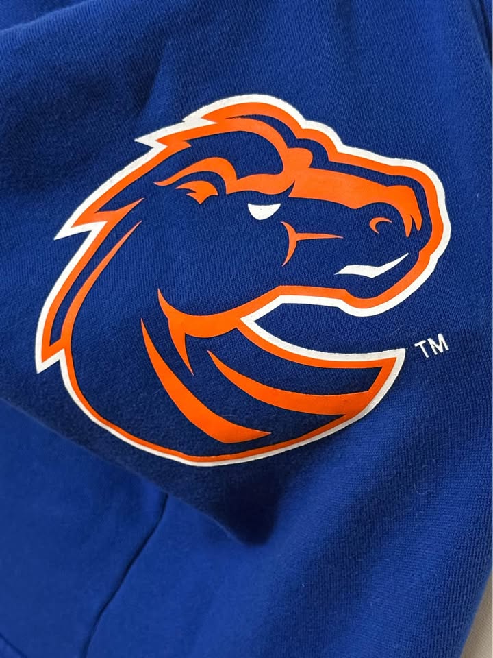 Boise State Adidas Hoodie Size XL Blue / White / Orange - photo 3