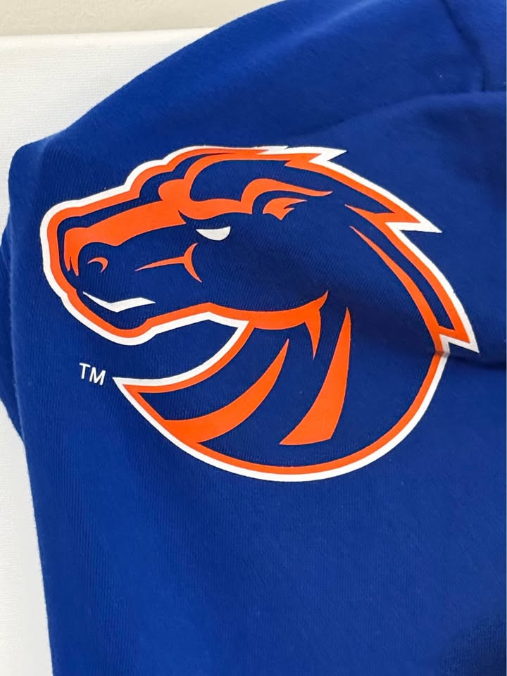 Boise State Adidas Hoodie Size XL Blue / White / Orange - photo 4