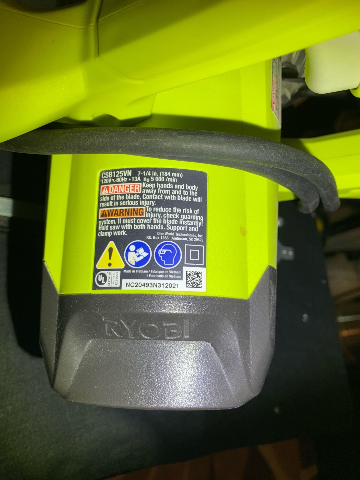 Ryobi 7-1/4" Circular Saw + Extra Blades - photo 2