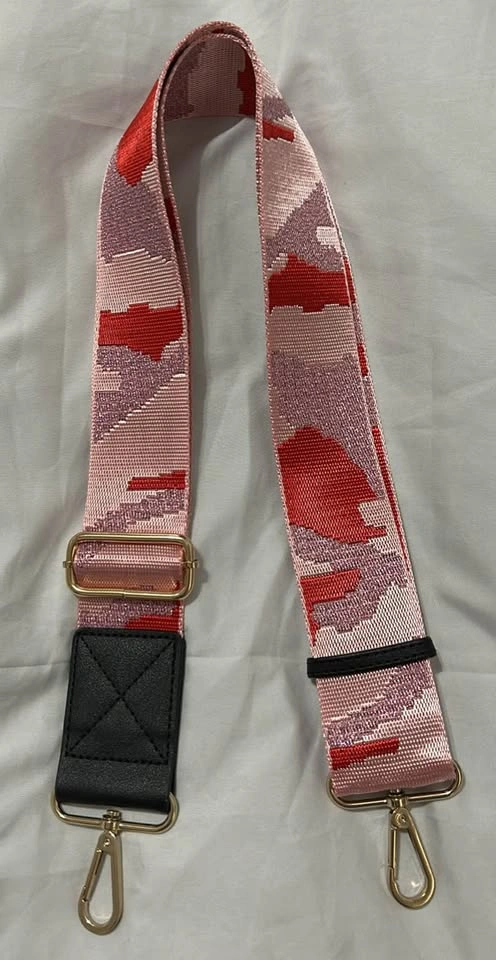 Pink Red Sparkle NEW Bag Strap To Turn Any Bag Into a Crossbody - photo 2