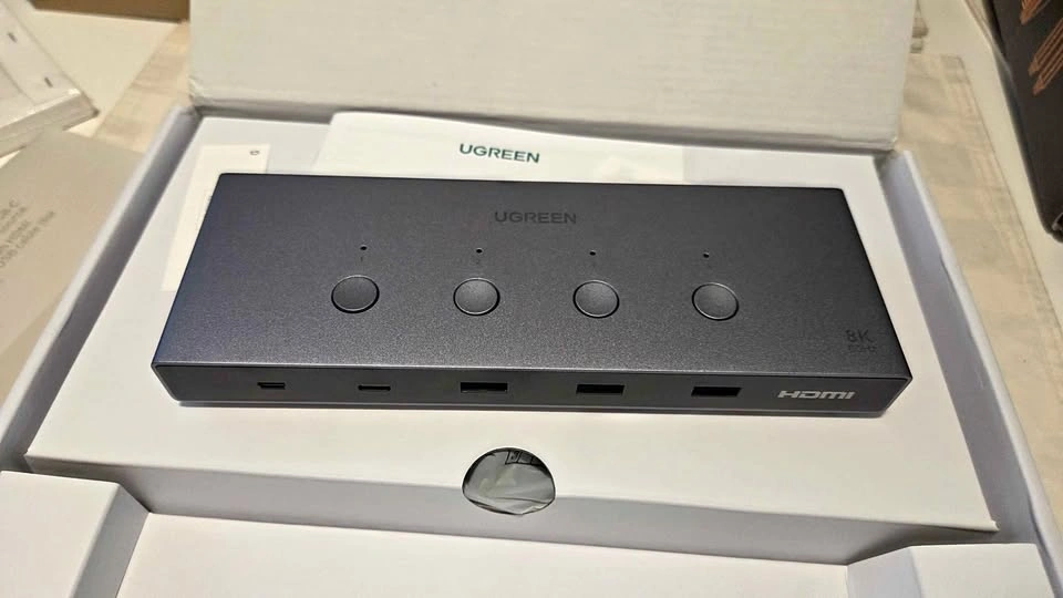 UGREEN HDMI KVM Switch 4 PC 1 Monitor 8K@60Hz