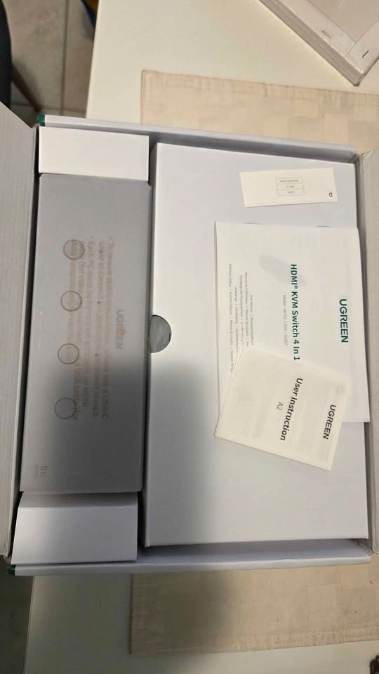 UGREEN HDMI KVM Switch 4 PC 1 Monitor 8K@60Hz - photo 3
