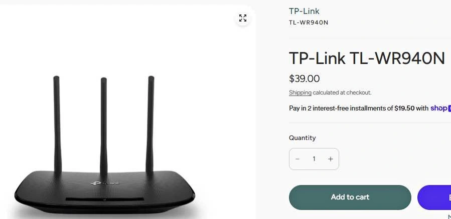 TP-Link TL-WR940N Wireless Router