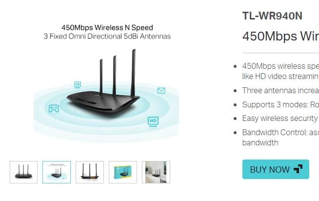 TP-Link TL-WR940N Wireless Router - photo 2