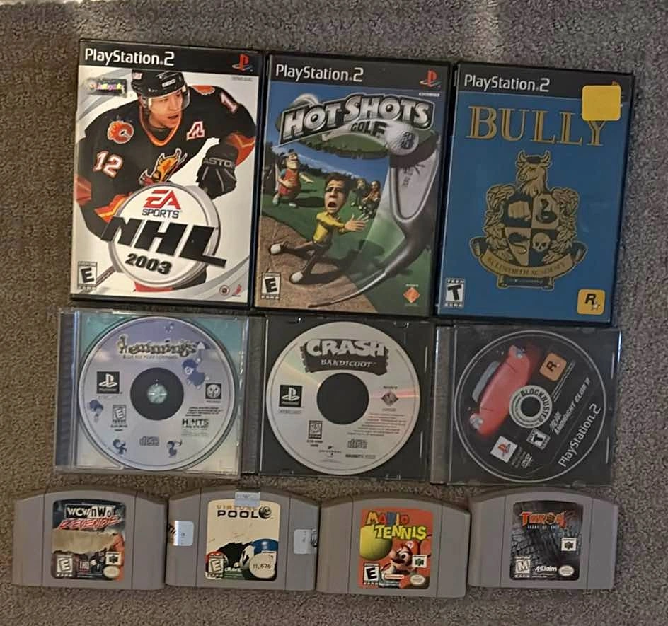 PS2 and N64 Games