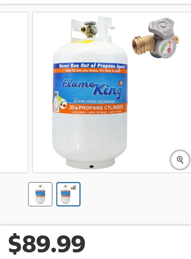 Flame King 30 lb Propane Cylinder - photo 2