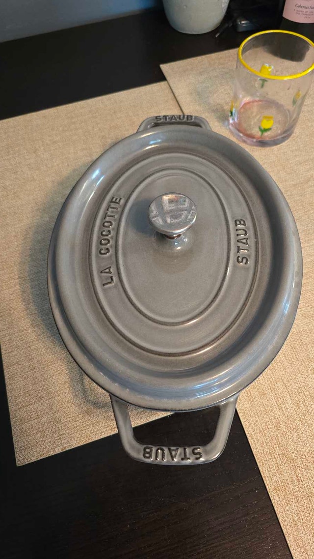 Staub La Cocotte 27cm Oval Enameled Cast Iron Dutch Oven