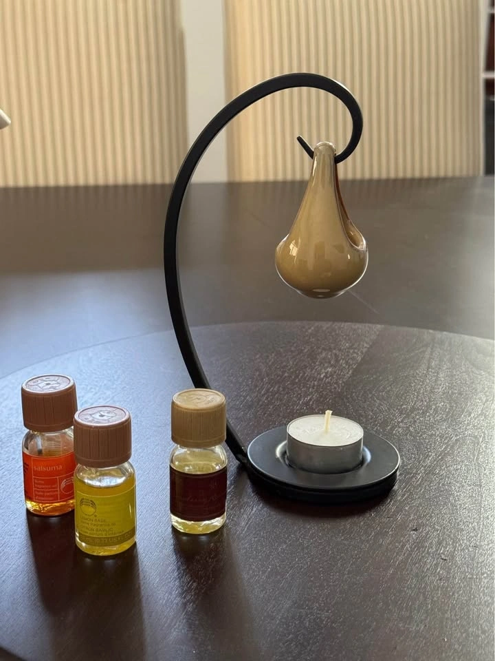 The Body Shop Oil Burner with rare and discontinued Fragrance Oi - photo 2